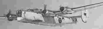 Un Liberator B22 Allié (avion anti sous-marins)